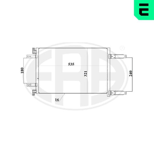 667227 - Condenser, air conditioning 