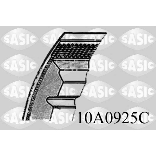 10A0925C - V-Ribbed Belt 