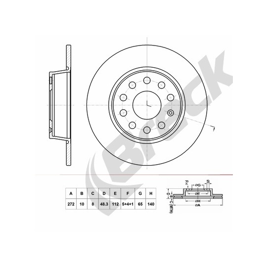 BR 071 SA100 - Piduriketas 