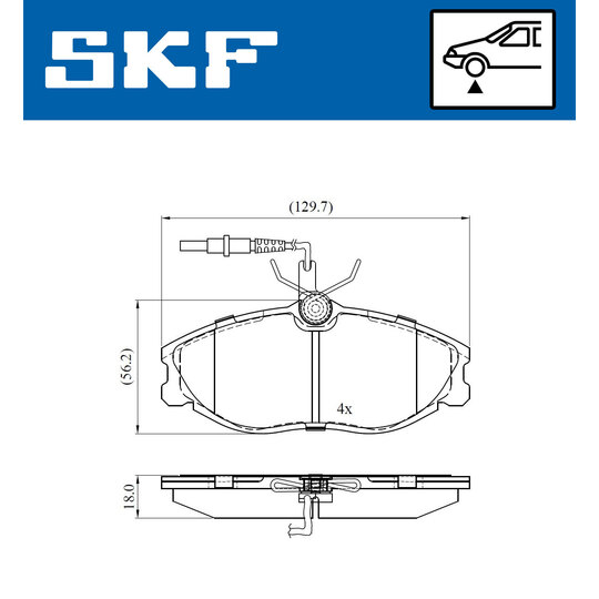 VKBP 80477 E - Brake Pad Set, disc brake 