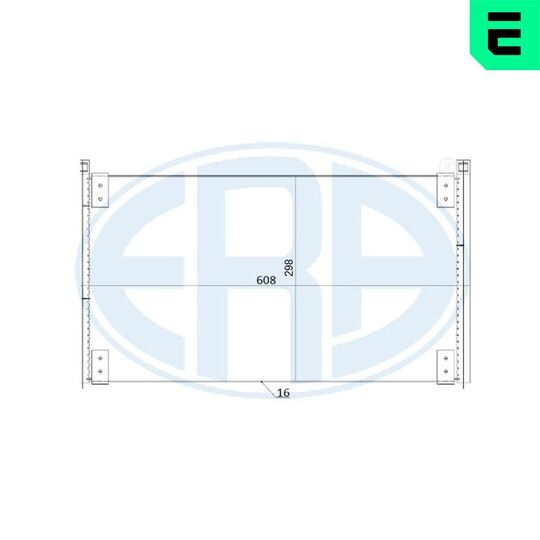 667250 - Condenser, air conditioning 