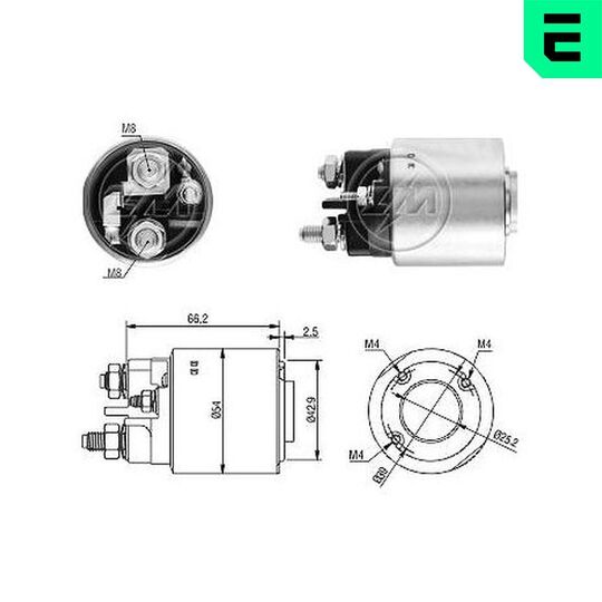 ZM3497 - Solenoid Switch, starter 