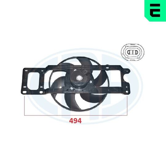 352102 - Fan, radiator 