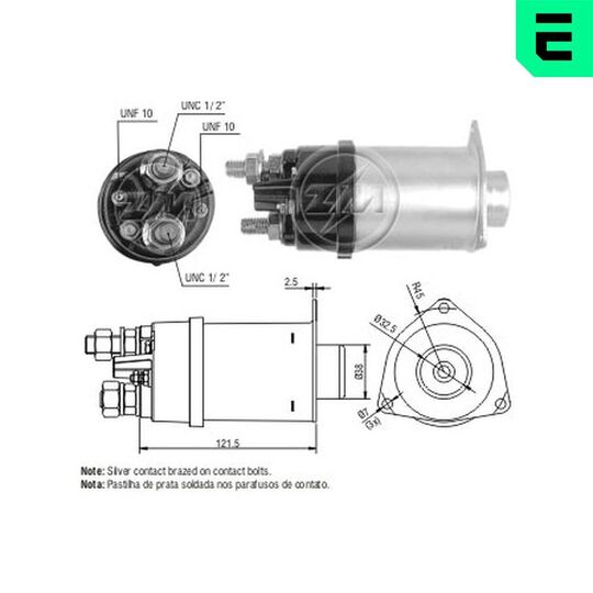 ZM461 - Solenoid Switch, starter 