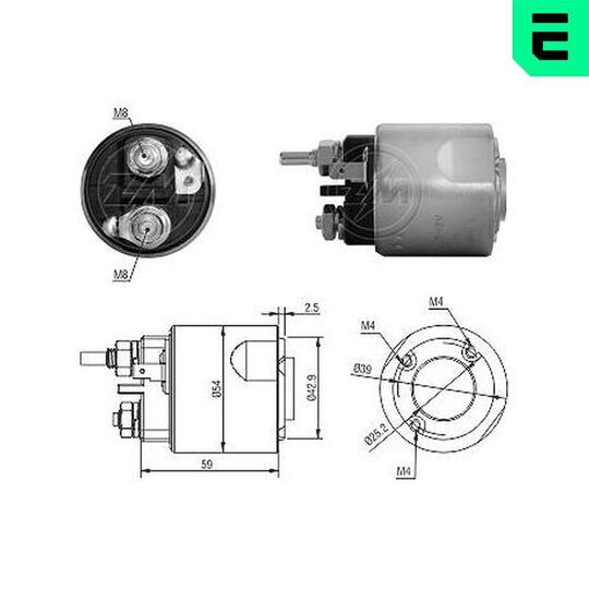 ZM7495 - Magnetlülitus, starter 