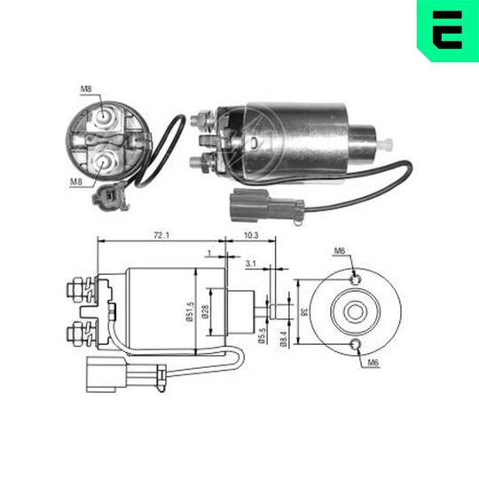 ZM792 - Solenoid Switch, starter 