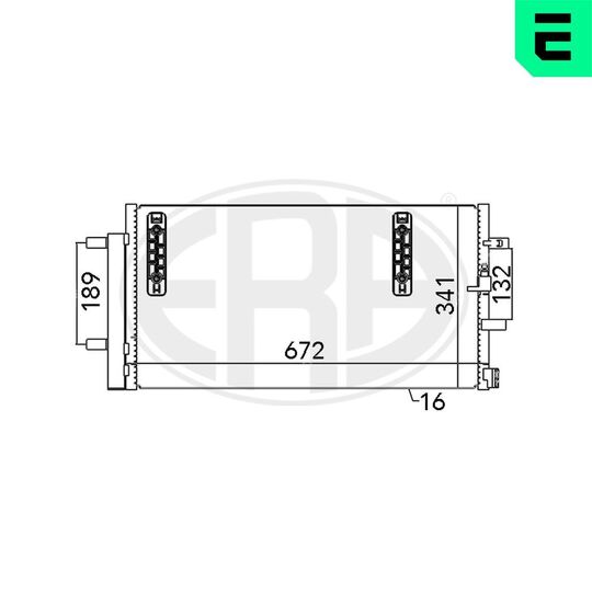 667048 - Condenser, air conditioning 