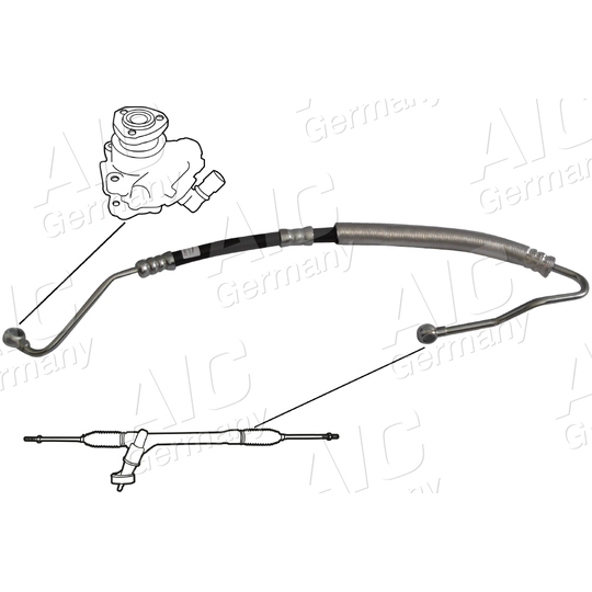 54941 - Hydraulikslang, styrsystem 