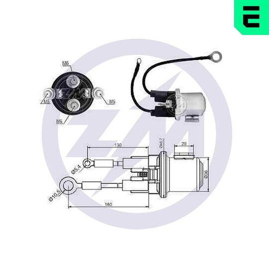 ZM2408 - Magnetlülitus, starter 