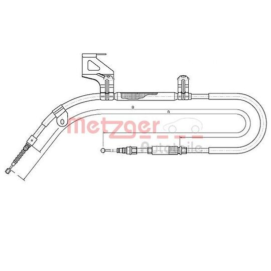 10.7482 - Cable, parking brake 