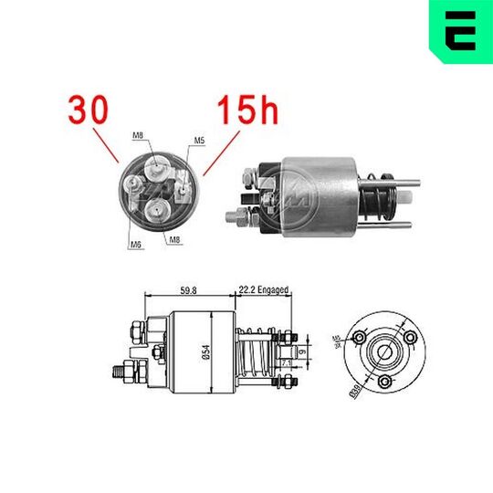 ZM3396 - Solenoid Switch, starter 