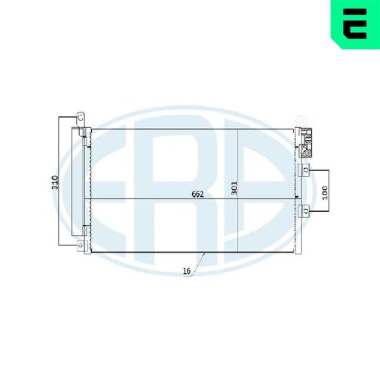 667279 - Condenser, air conditioning 