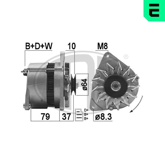 210204A - Alternator 