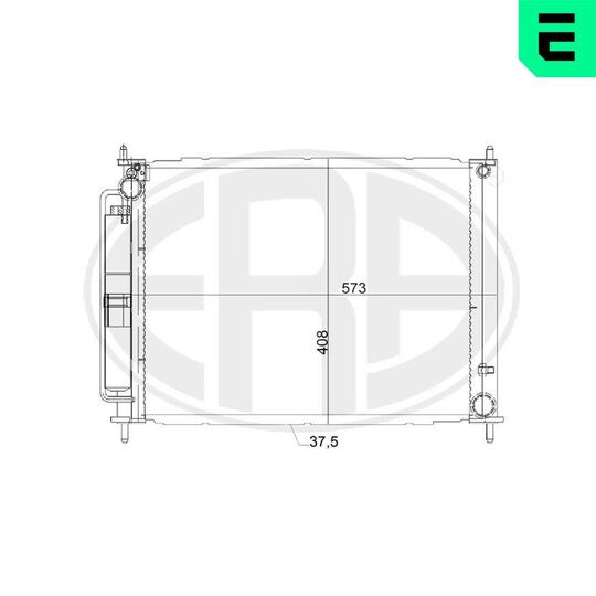 667149 - Condenser, air conditioning 