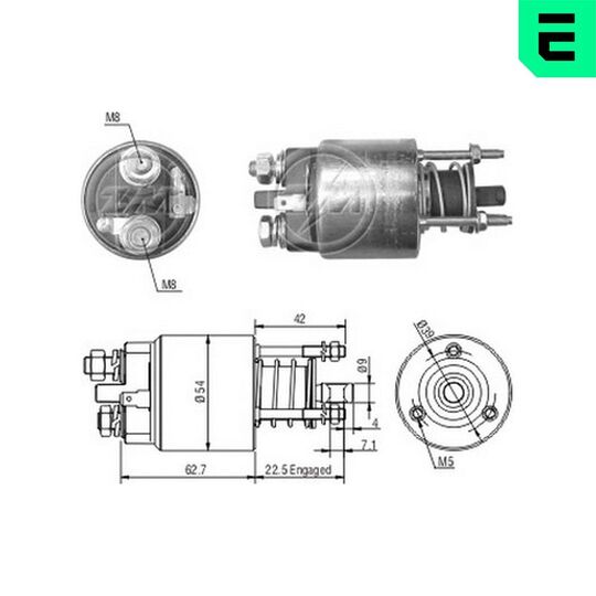 ZM7395 - Magnetlülitus, starter 