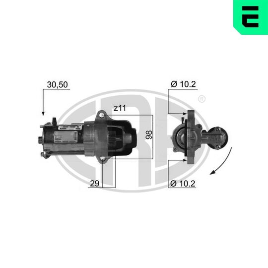 220369 - Startmotor 