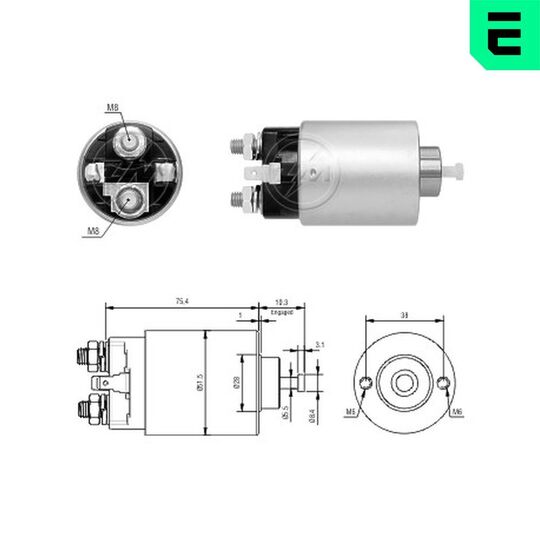 ZM6698 - Solenoid Switch, starter 