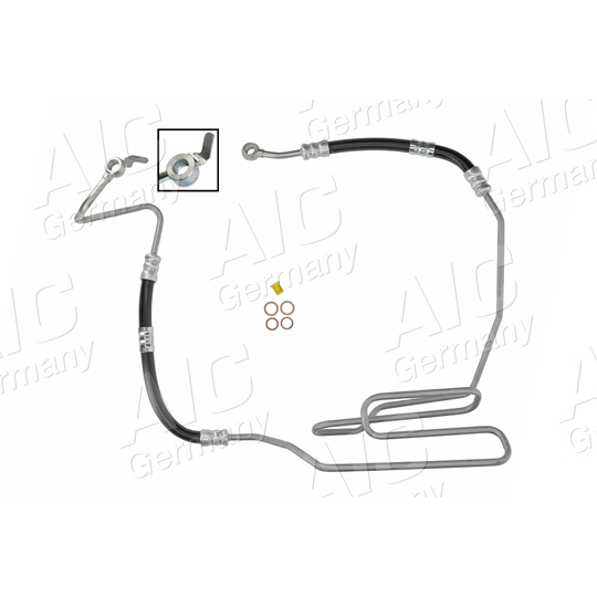 58614 - Hydraulikslang, styrsystem 