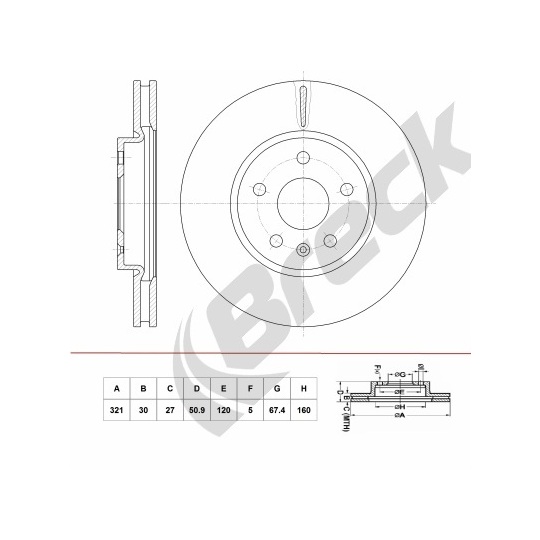 BR 396 VA100 - Brake Disc 