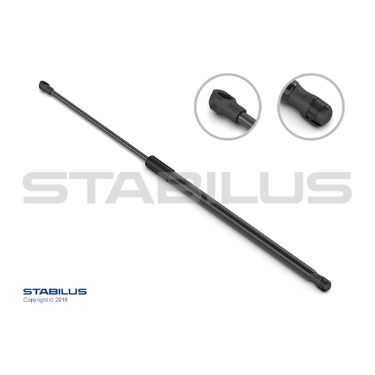 907755 - Gas Spring, bonnet 