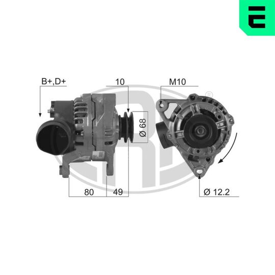 210191A - Alternator 