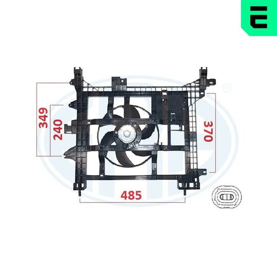 352104 - Fan, radiator 