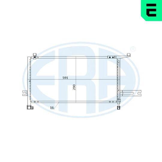 667238 - Condenser, air conditioning 