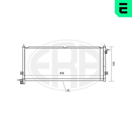 667118 - Condenser, air conditioning 