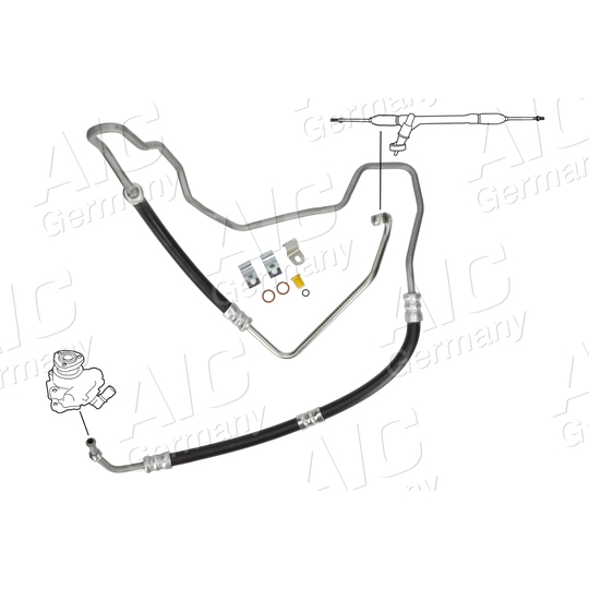 58700 - Hydraulic Hose, steering system 