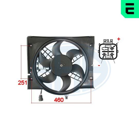 352010 - Fan, radiator 