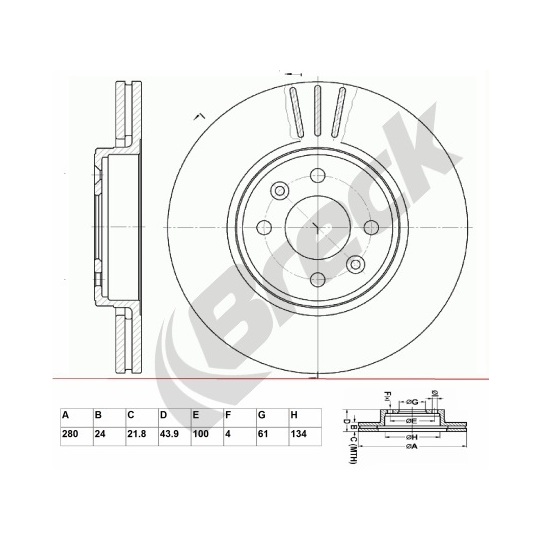 BR 308 VA100 - Piduriketas 