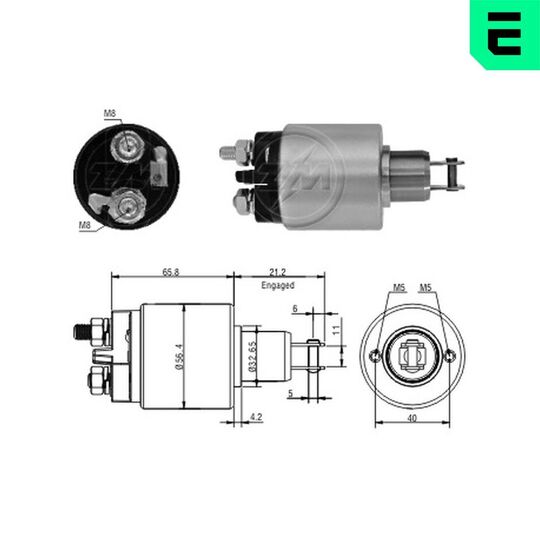 ZM3579 - Solenoid Switch, starter 