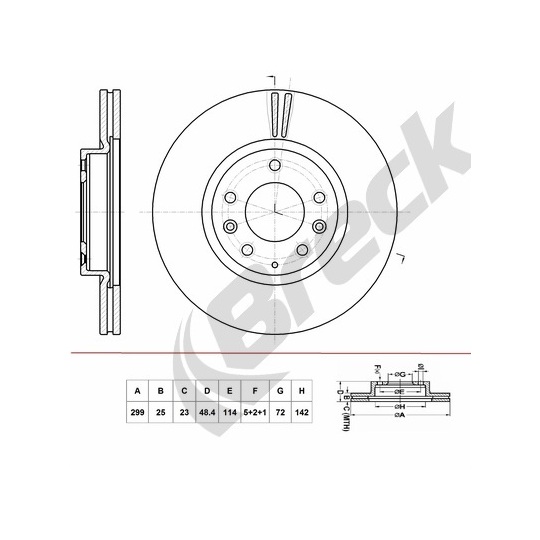 BR 434 VA100 - Piduriketas 