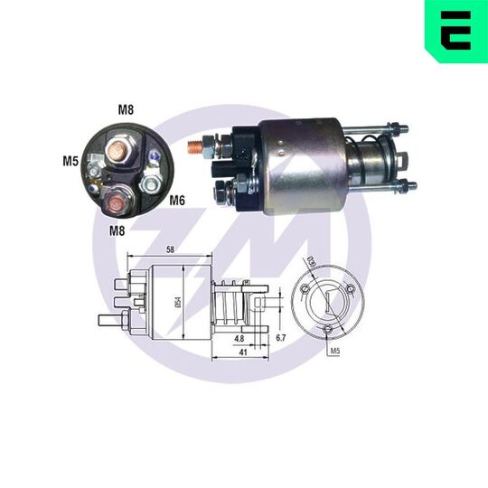 ZM2396 - Solenoid Switch, starter 