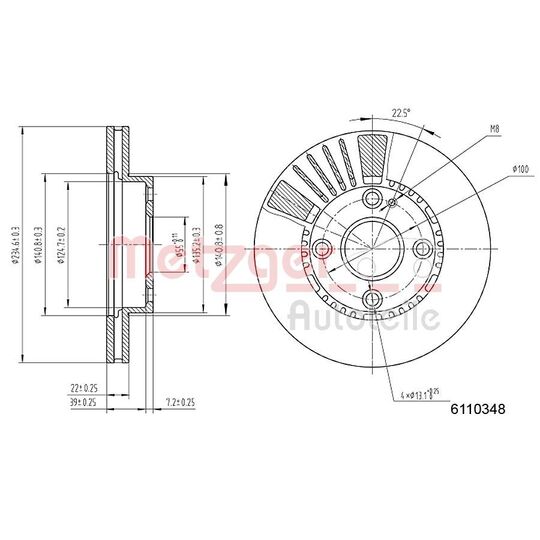 6110348 - Brake Disc 