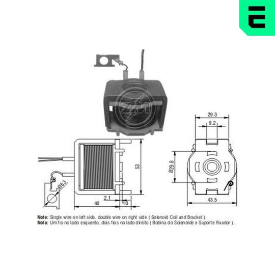 ZM421 - Solenoid Switch, starter 