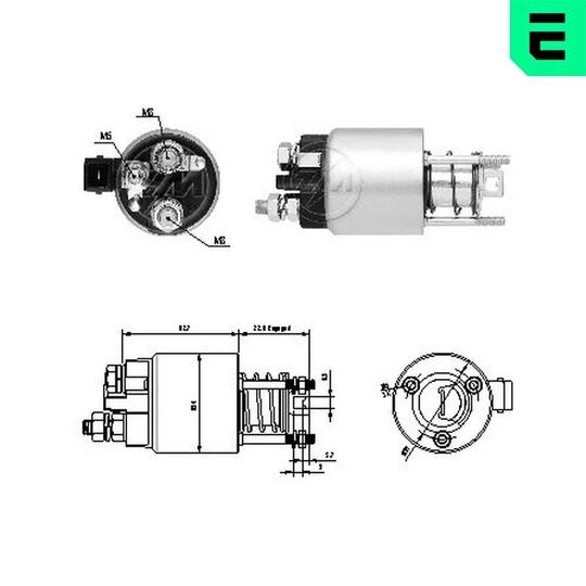 ZM1396 - Solenoid Switch, starter 