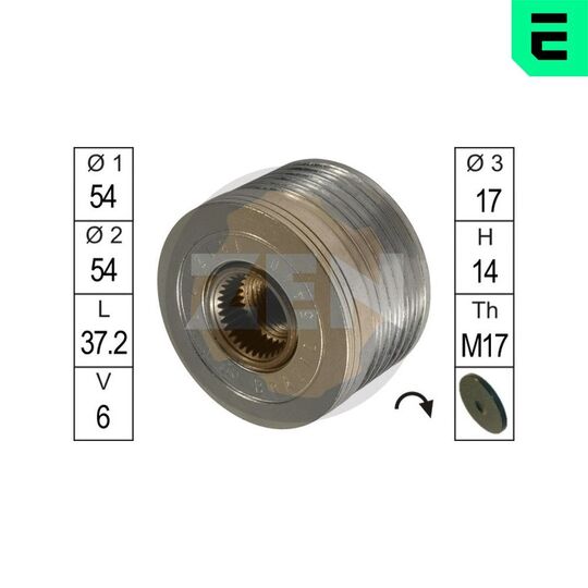 ZN5440 - Alternator Freewheel Clutch 