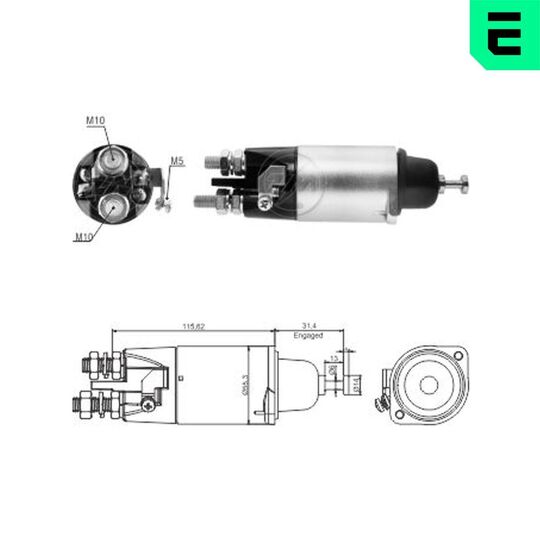 ZM5898 - Solenoid Switch, starter 