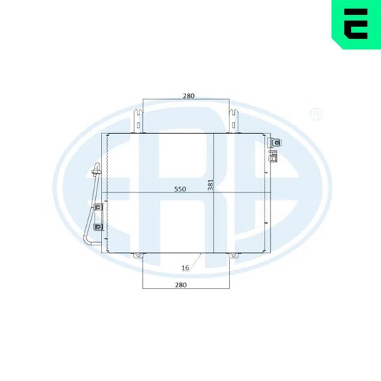 667211 - Condenser, air conditioning 