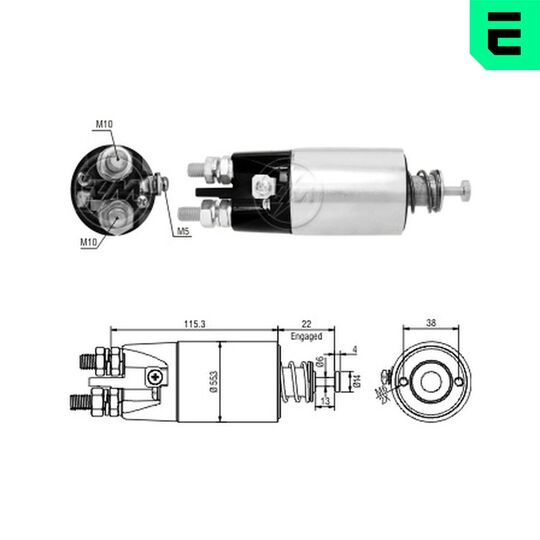 ZM4897 - Magnetlülitus, starter 