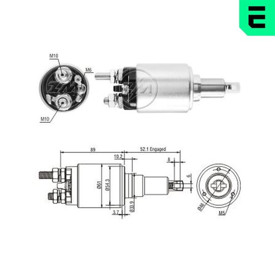 ZM5639 - Magnetlülitus, starter 