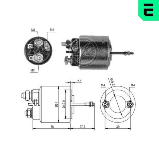 ZM598 - Magnetlülitus, starter 