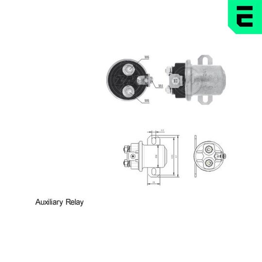 ZM6408 - Solenoid Switch, starter 