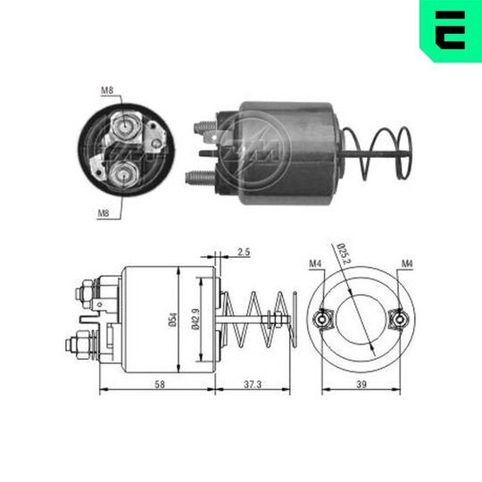 ZM1597 - Magnetlülitus, starter 