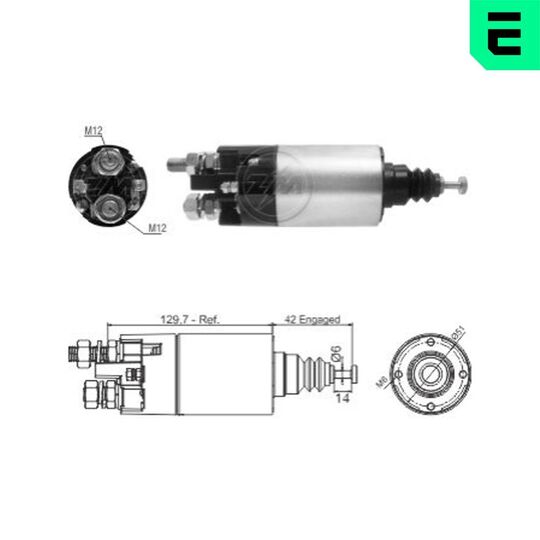 ZM1842 - Magnetlülitus, starter 