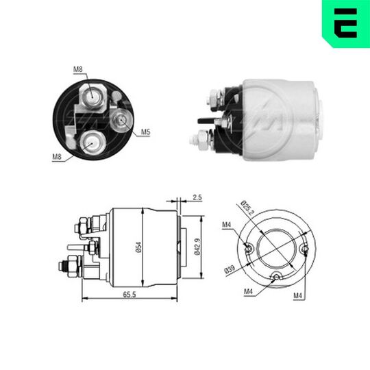 ZM2494 - Solenoid Switch, starter 