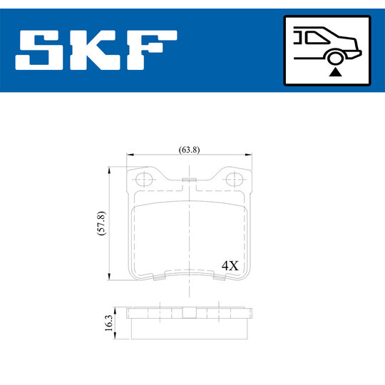 VKBP 90540 - Brake Pad Set, disc brake 