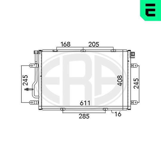 667112 - Condenser, air conditioning 