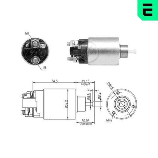 ZM1866 - Magnetlülitus, starter 